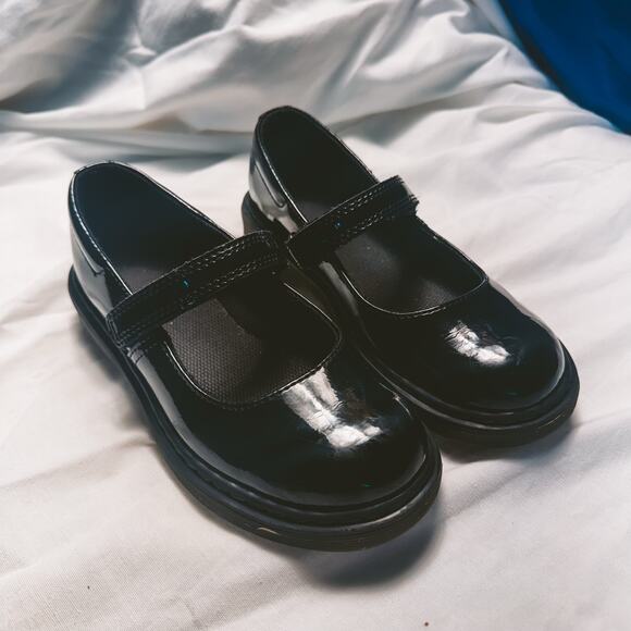 Vintage Dr. Martens Girls Mary Janes Black Size 2 - Picture 2 of 6